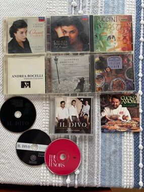 Bundle of 11 Italian Music CDs Il Divo Tenors Andrea Bocelli Puccini Classical